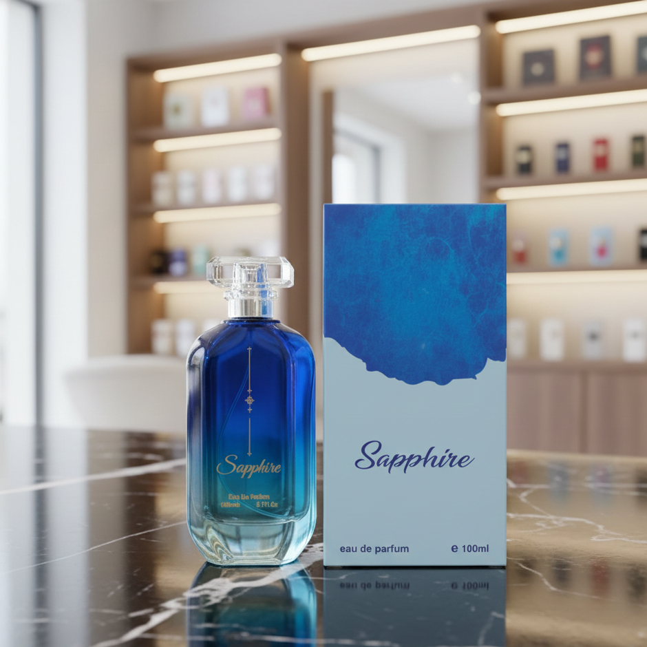Sapphire Perfume – 100ml Long-Lasting Fragrance, Elegant Scent for Daily Wear & Special Occasions