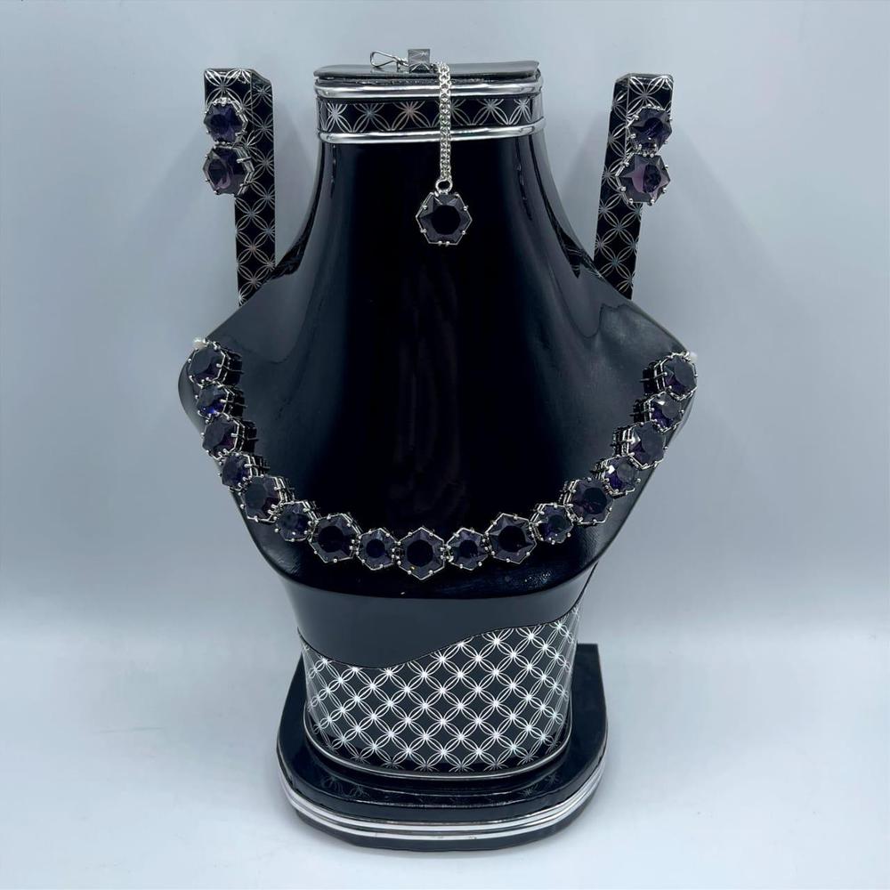 Silver Plated Necklace Set full