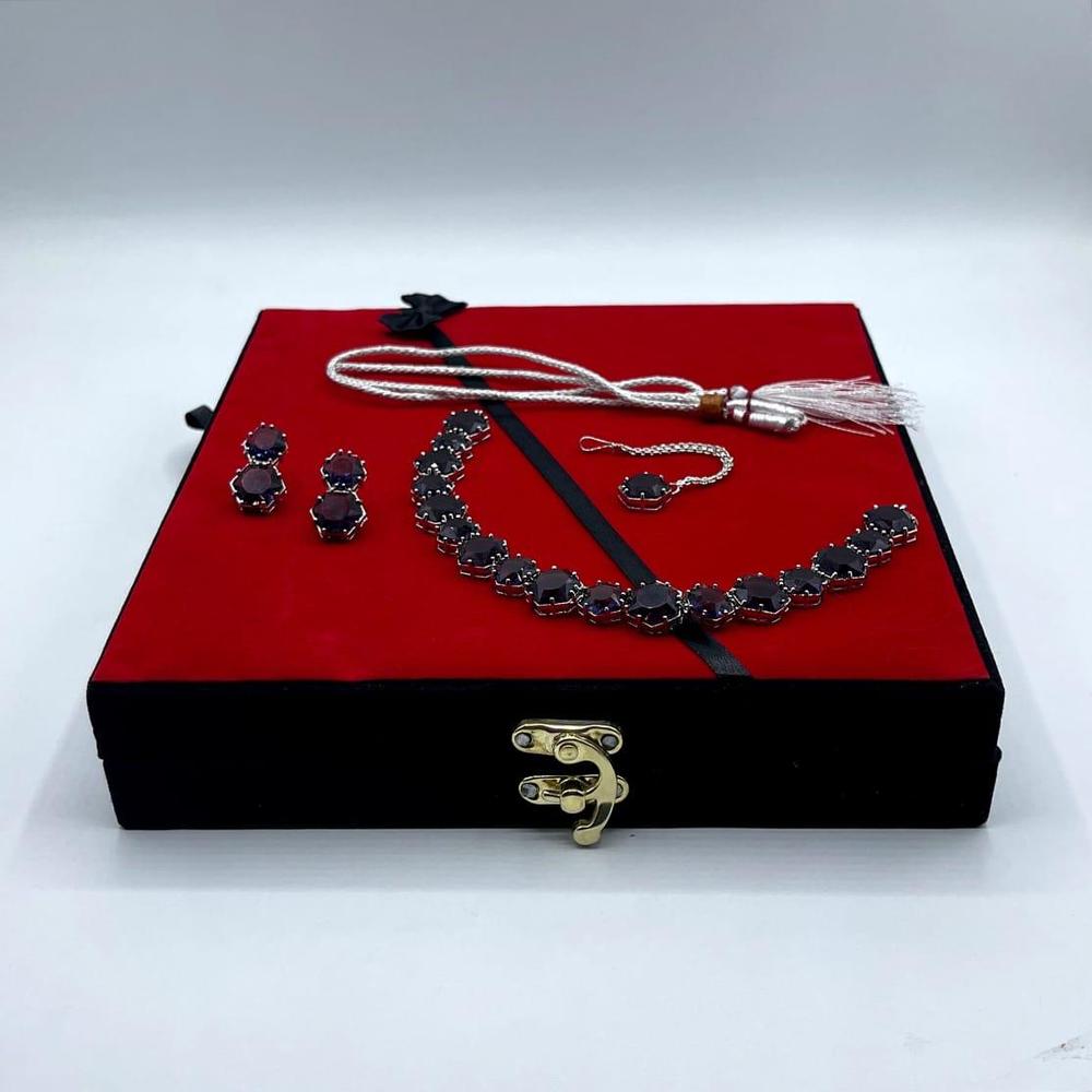 Silver Plated Necklace Set full