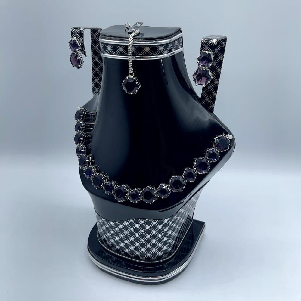 Silver Plated Necklace Set full