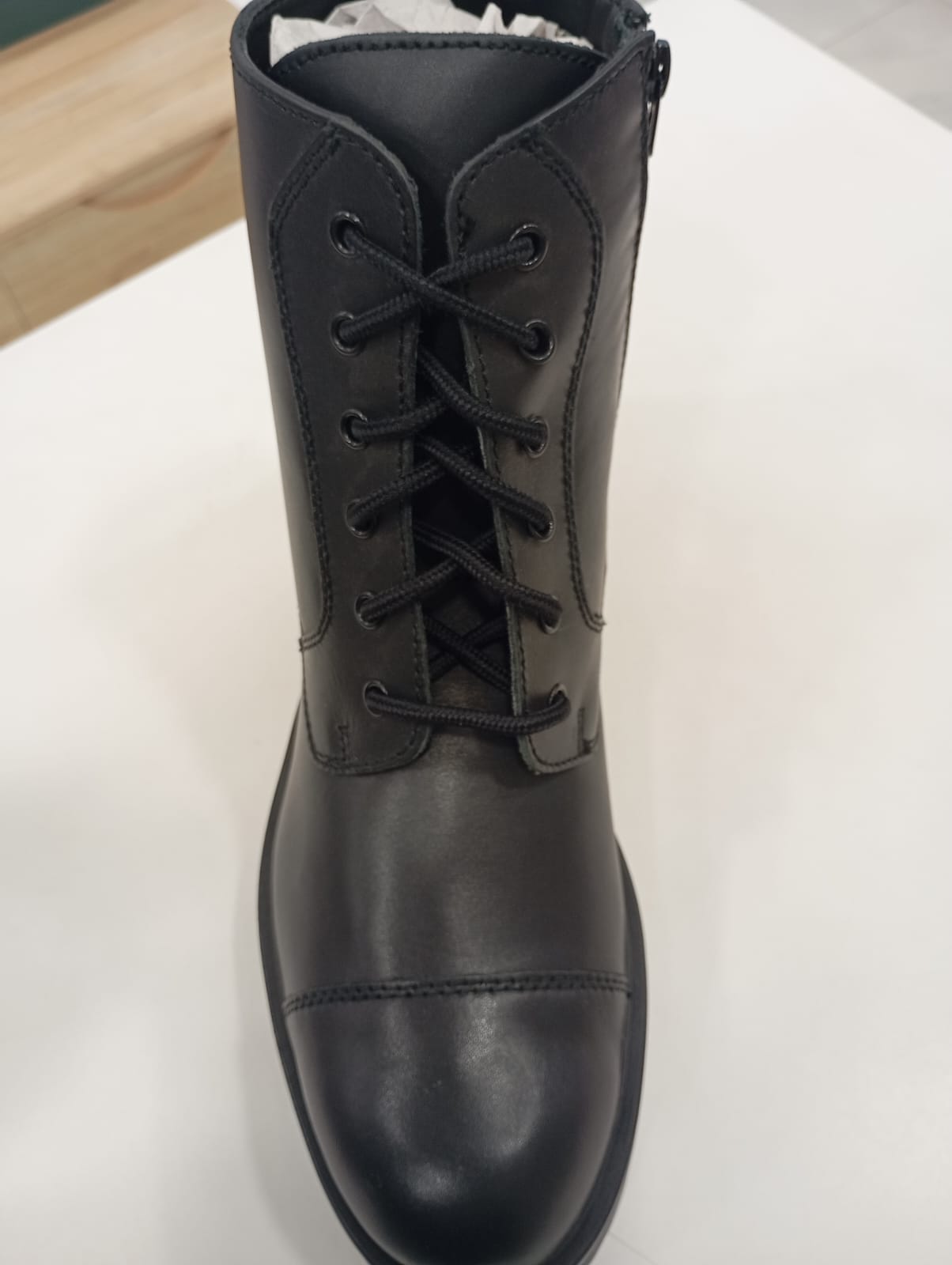 Men’s Premium Black Lace-Up Ankle Boots – Durable & Stylish