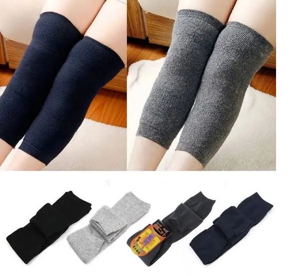 Men Women Cold Proof Plush Socks New Warm Leggings Knee Pad Non slip Joint Injury Recovery Outdoor Sports Compression Winter