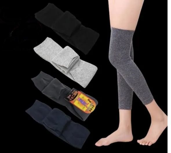 Men Women Cold Proof Plush Socks New Warm Leggings Knee Pad Non slip Joint Injury Recovery Outdoor Sports Compression Winter